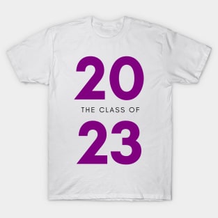 Class Of 2023. Simple Typography Black 2023 Class Of/ Graduation Design. T-Shirt